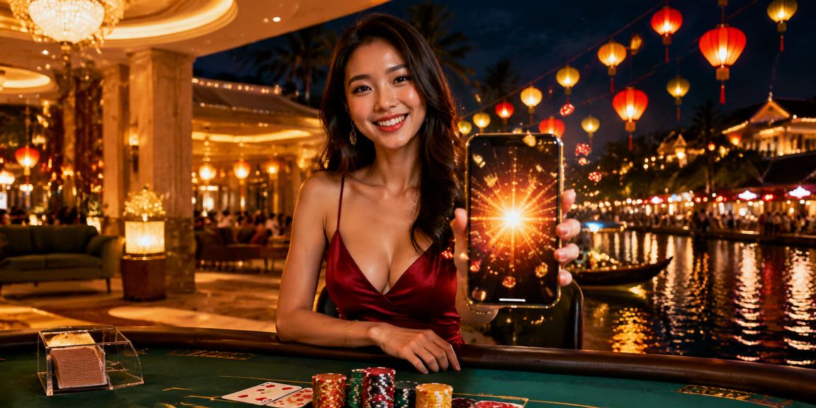 Không gian đèn lồng Hội An về đêm – trải nghiệm baccarat trực tuyến tại Việt Nam