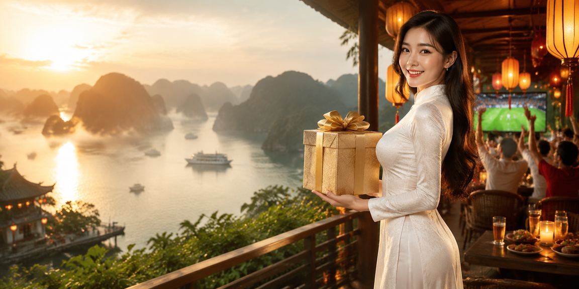 Phụ nữ áo dài tại Hội An – minh họa người dùng nạp tiền và nhận thưởng trên 28win