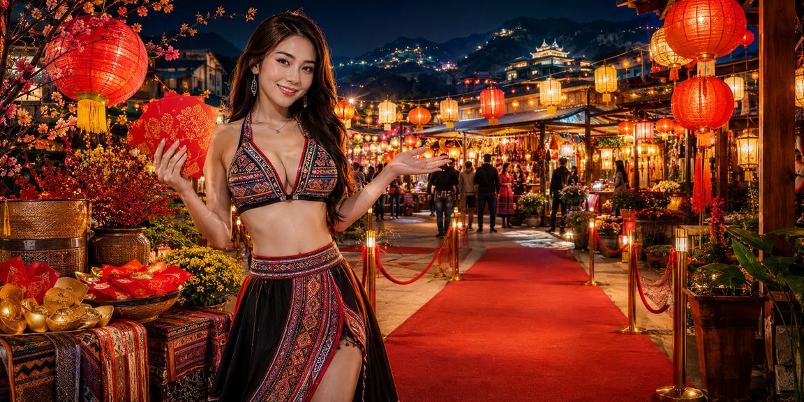 Đèn lồng đỏ Sapa mùa lễ hội – không khí chơi slots thắng thưởng tại 28win